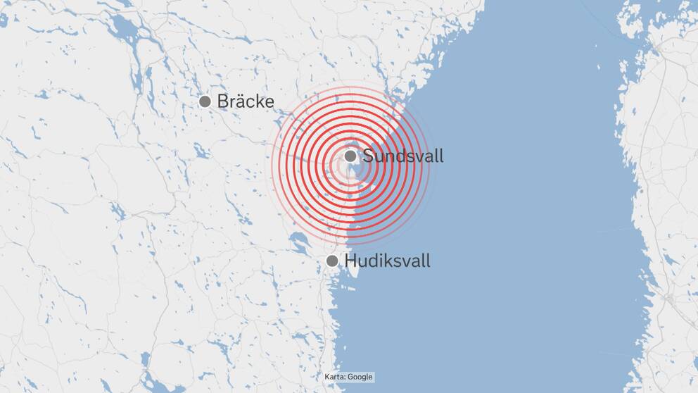 Jordskalv Sundsvall
