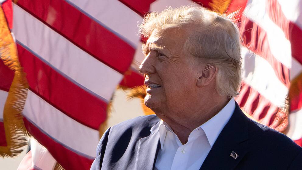 Arkivbild på Donald Trump.