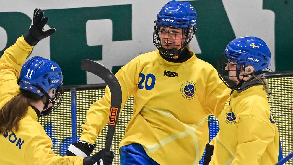 Tilda Ström med äkta hattrick i VM-finalen i bandy