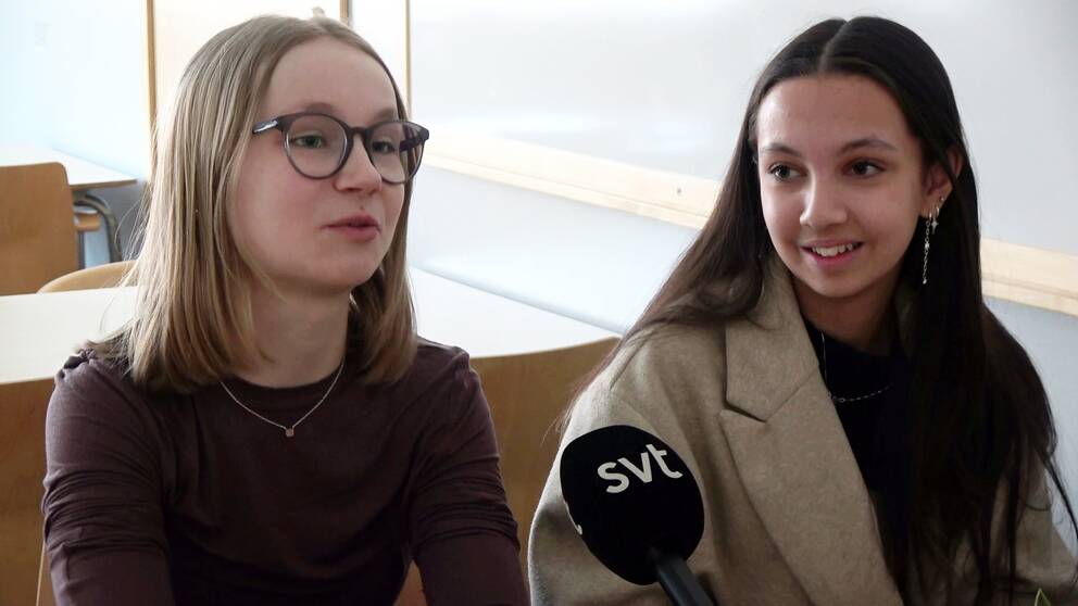 Till vänster Amanda Morin Lampa till höger Novah Mongs