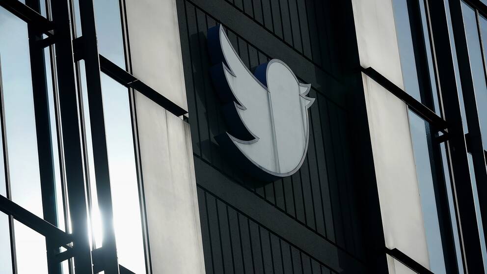 Bild på utsidan av Twitters kontor i San Francisco.