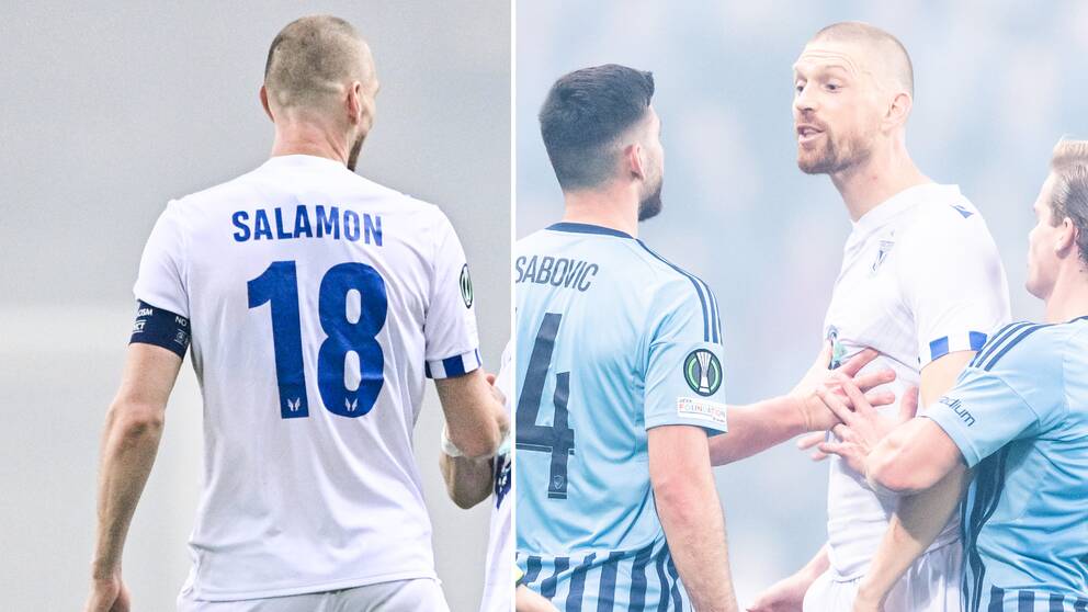 Bartosz Salamon stängs av efter Conference League-matchen mot Djurgården.