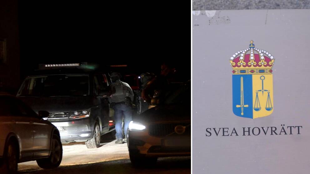 Polisingripande i Sundsvall / exteriörbild Svea hovrätt.