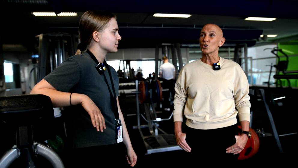 Platschefen på gymmet berättar om att fler kvinnor tränar i den fria viktytan.