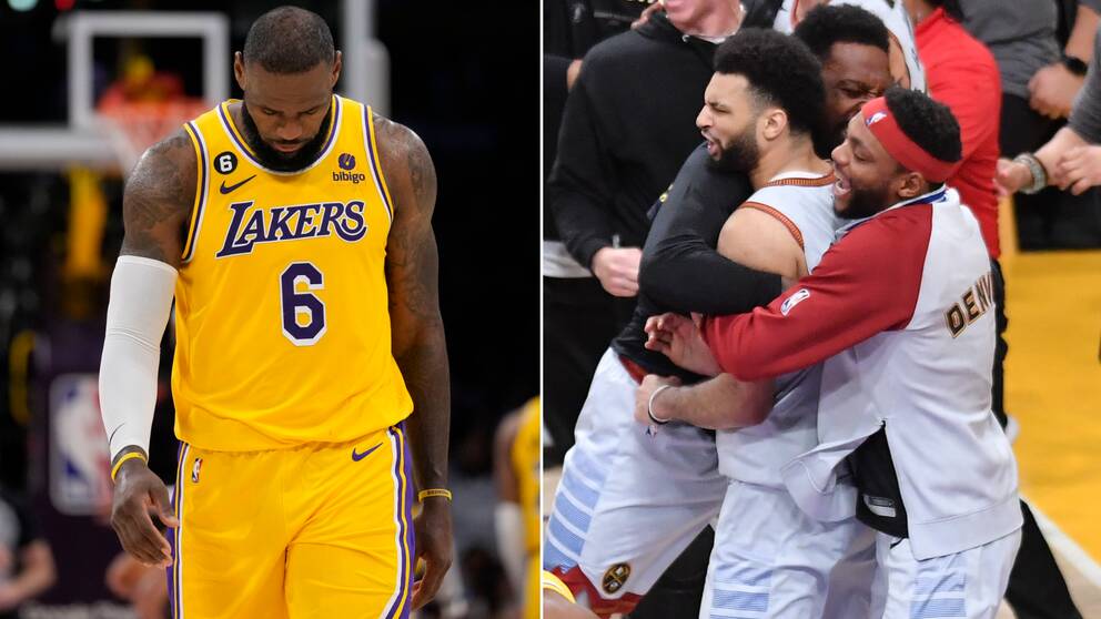 LeBron James och hans Lakers är utslaget efter att Denver nått en historisk final.