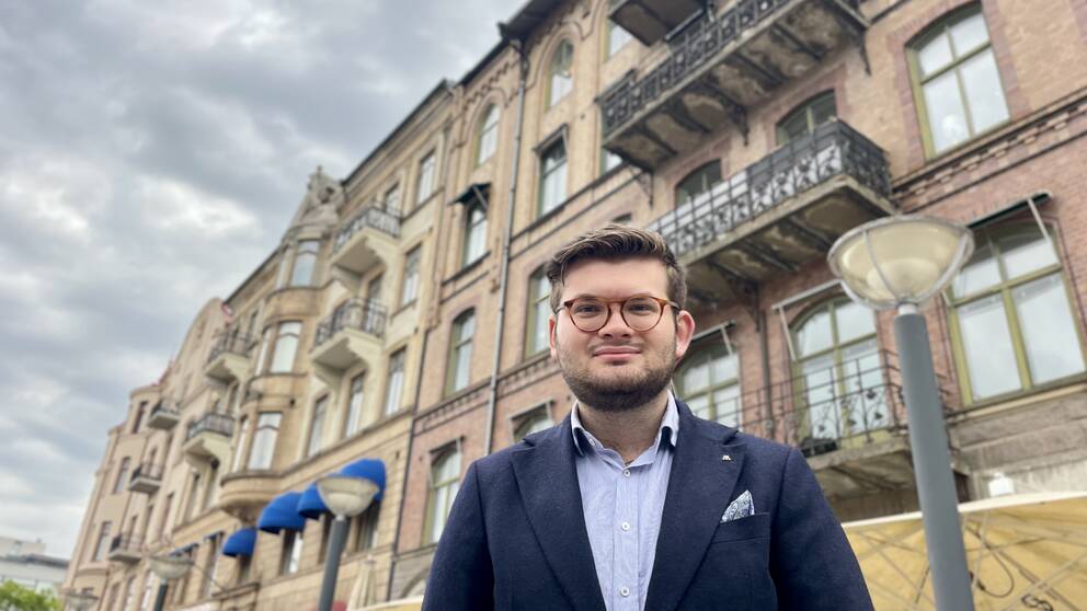 Alexander Svensson (M), ordförande i stadsbyggnadsnämnden i Helsingborgs stad, vill se nybyggen i klassisk stil tillsammans med resten av det borgerliga styret i staden.