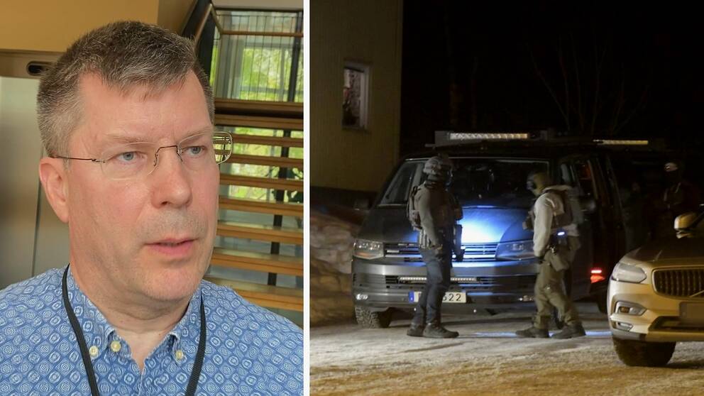 Kammaråklagare Henrik Wallin / polisrazzia i Sundsvall .