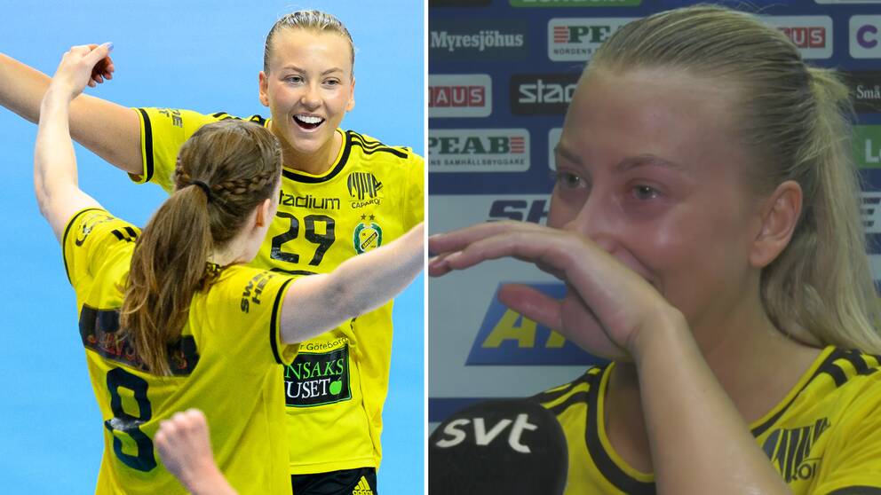 Frida Rosell bröt ut i tårar efter segern i tredje SM-finalen.