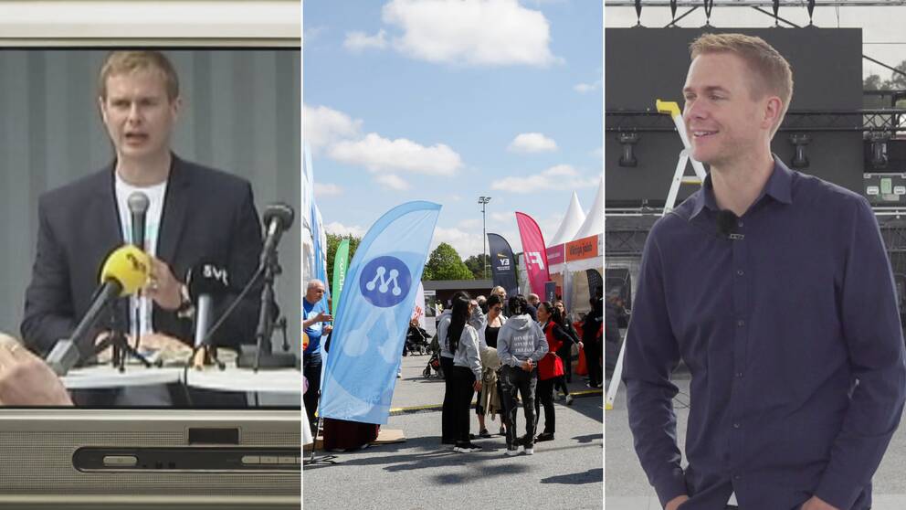Från avskalat evenemang på gräsplätt till storpolitiker och tusentals besökare – här byggs årets politikervecka upp.