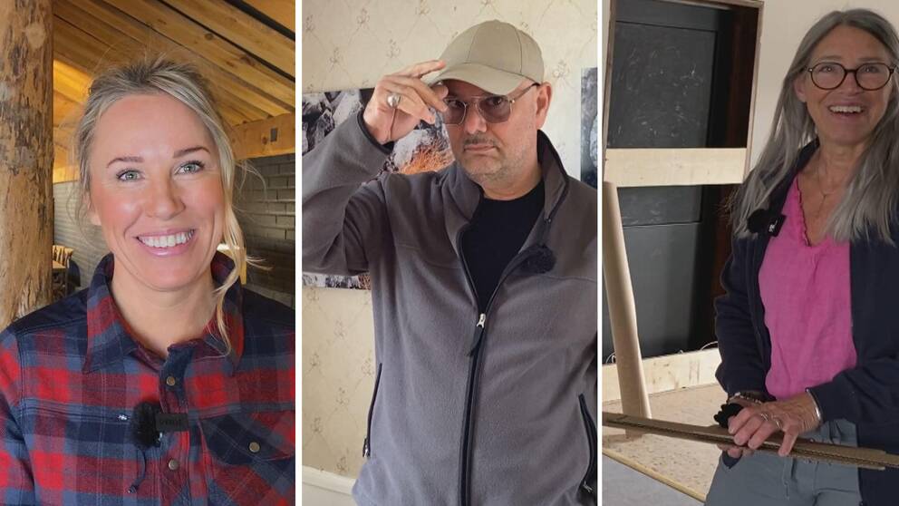 Karin Bromée, ägare av möbelbutiken, Antoine Stephan, vd Gästis Vemdalen och Camilla Westlund, ägare av inredningsbutiken.