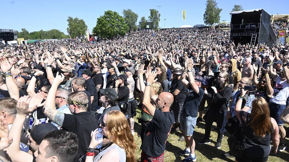 Från den 6-11 juni kommer Polisen bevaka Sweden Rock med drönare och fasta kameror.