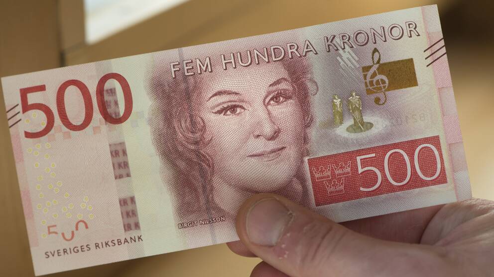 En femhundrakronors sedel
