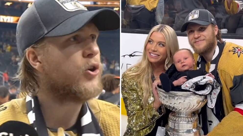 Svenske NHL-stjärnan William Karlsson avslöjar sanningen om nyfödde sonens  oväntade namn: En förebild
