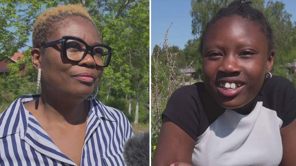 Blessing Mmaete Makufi och hennes dotter Princess utvisades från Töckfors till Nigeria i onsdags.