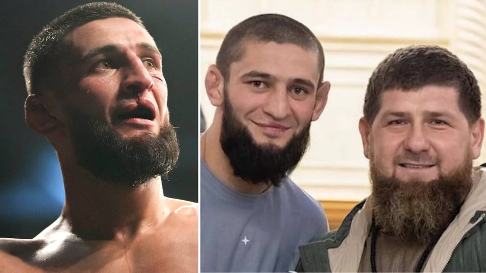 UFC-stjärnan Khamzat Chimaev försvarar sig efter bilderna ihop med Ramzan Kadyrov.