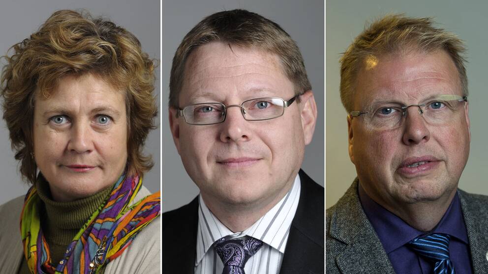 Cecilia Magnusson (M), Per Lodenius (C) och Bengt Eliasson (FP) är tre av kulturpolitikerna som skrivit under protesten.