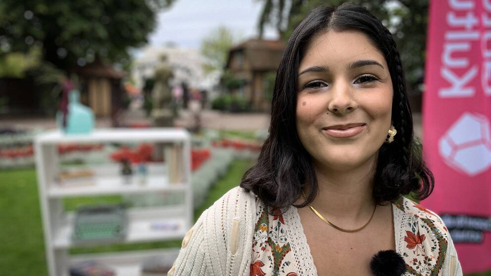 Jasmine Darban i Trädgårdsföreningen i Göteborg.
