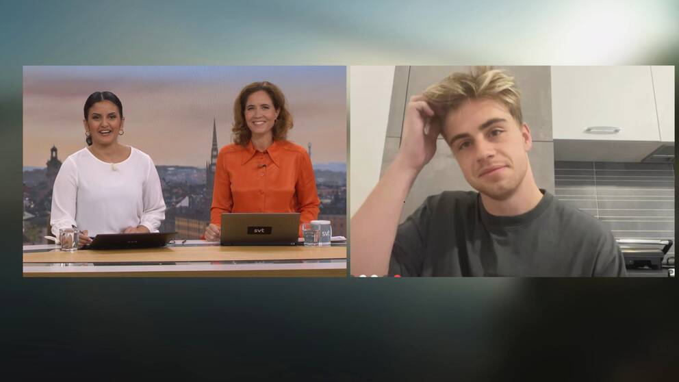 Truls Möregårdh i SVT Morgonstudion