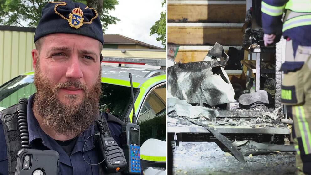 Alexander Johansson, platschef hos polisen,.