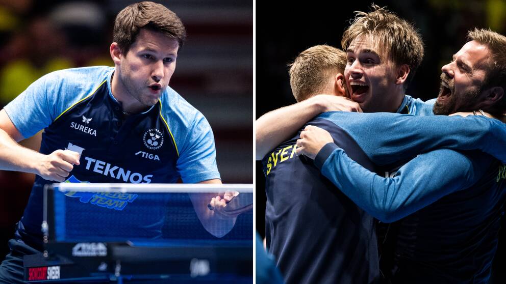 Kristian Karlsson (t.v) stod för en jättevändning i lag-EM, vilket låg bakom Sveriges guld.