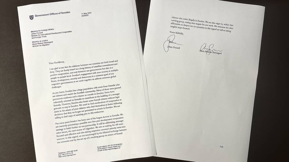 Regeringen vill att fler återvänder till Somalia – använder biståndet som  påtryckning | SVT Nyheter