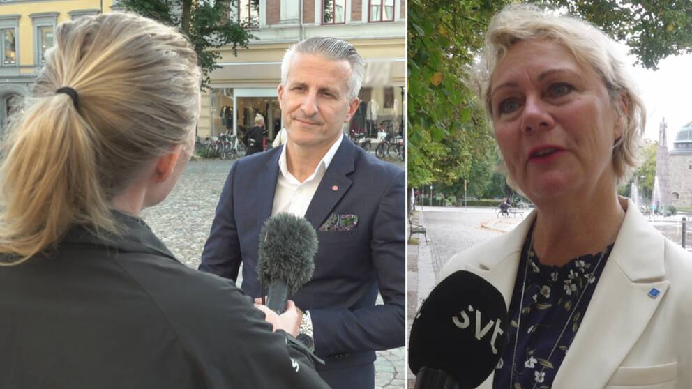 Susanne Lindholm Henningsson (KD) är kritisk till att tomtköerna slopas – Kemal Hoso (S) bemöter kritiken.
