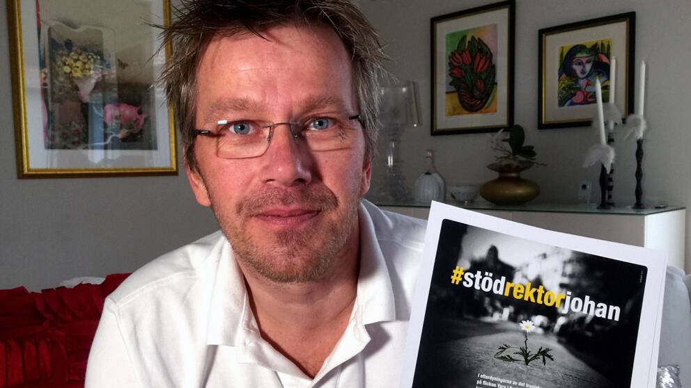Bengt-Åke Claesson i stödgruppen för rektor Johan. 