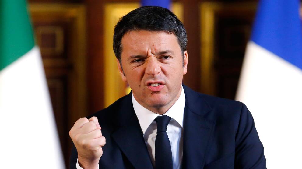 Matteo Renzi, Italiens premiärminister.