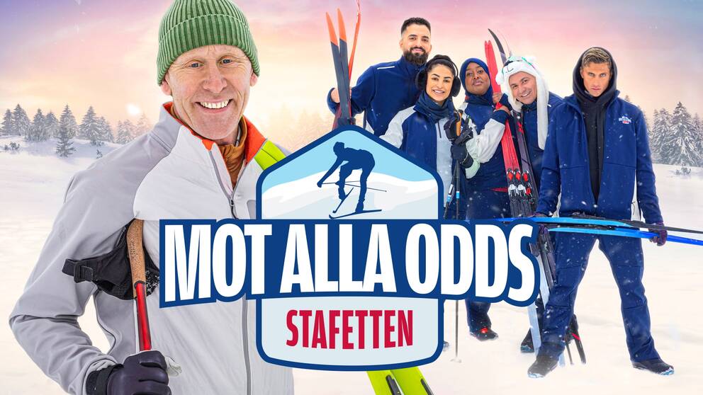 I Mot alla odds-Stafetten samlar han därför fyra vänner – Samir Badran, Junior Lerin, Linda Pira och Kaeli Abdi – för ett banbrytande uppdrag. Utan att kunna åka skidor har de nu bestämt sig för att ställa upp i Vasaloppet 2025. Till sin hjälp har de Gunde Svan som tränare och coach.
