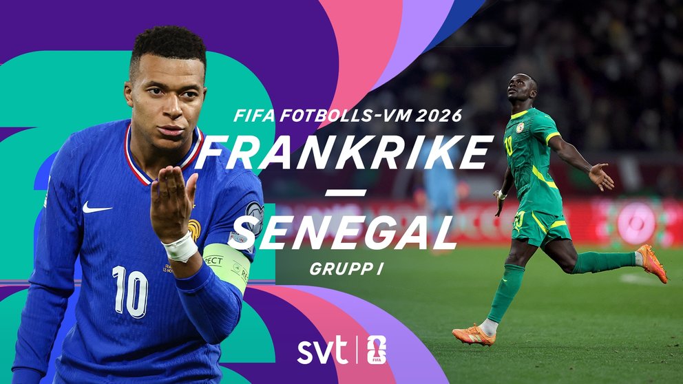 Fotboll: Frankrike-Senegal