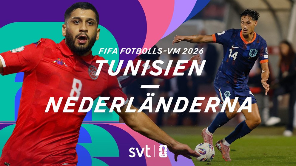 Fotboll: Tunisien-Nederländerna