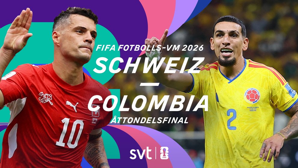Fotboll: Schweiz-Colombia