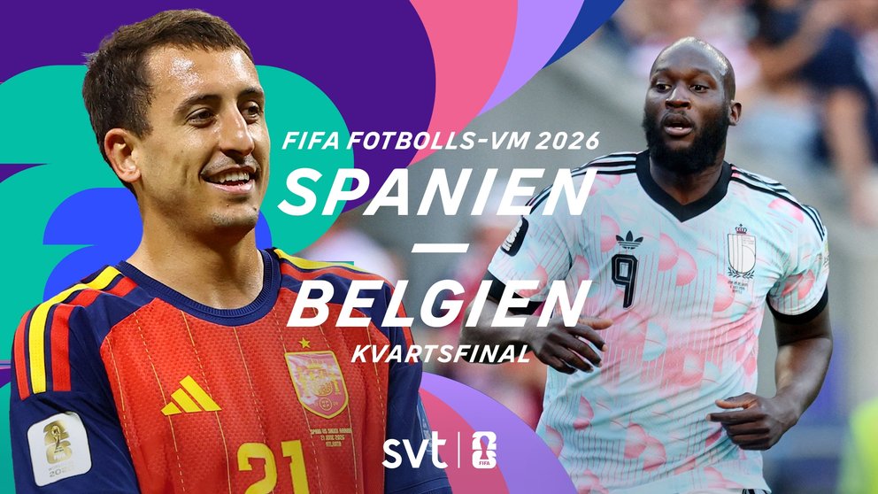 Fotboll: Spanien-Belgien
