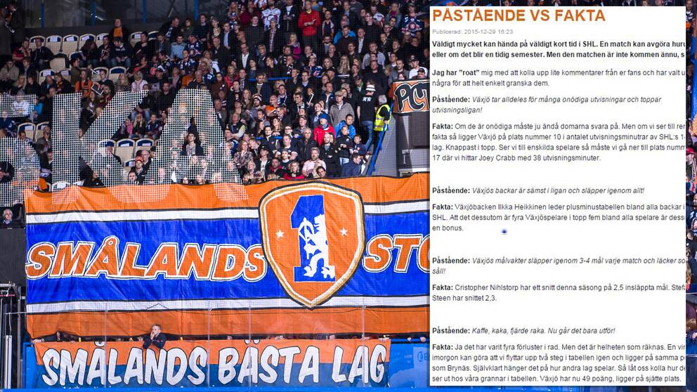 Vaxjos Svar Pa Fansens Kritik Svt Sport