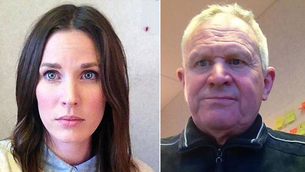 Josefin Bergström och Jan-Olov Lundberg från Borlänge kommun.