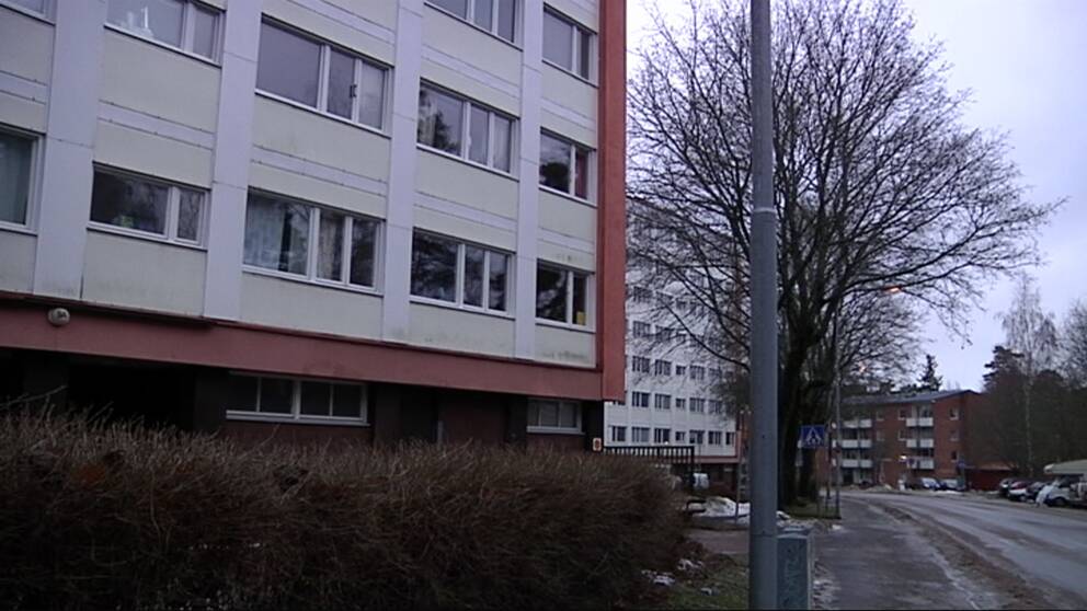 Lägenhetshusen på Glimmervägen där ombyggnationen planeras.