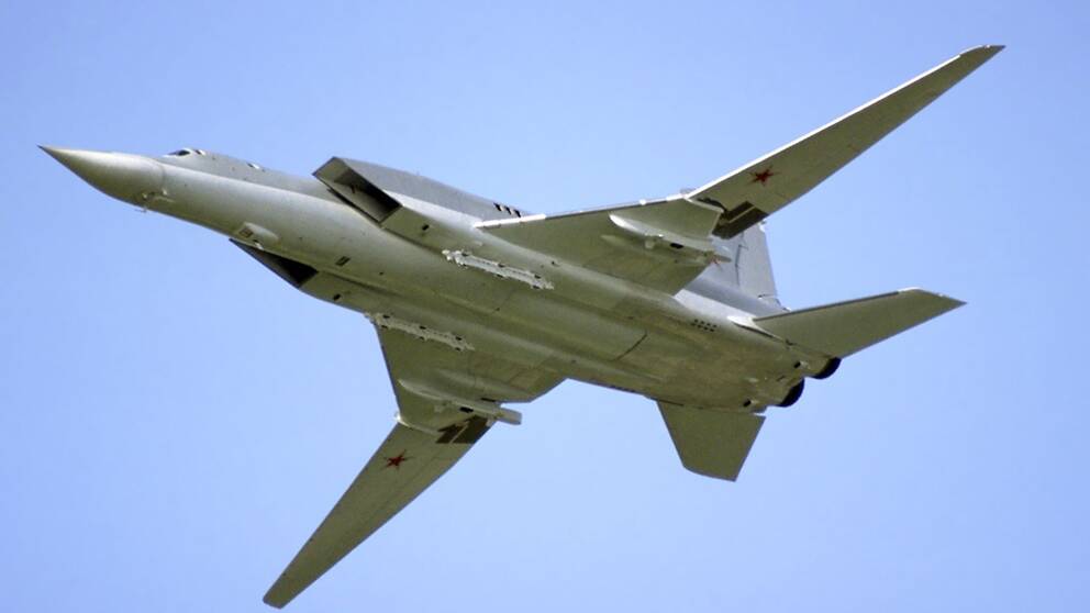 Ryskt bombplan av typen Tupolev 22M-3.