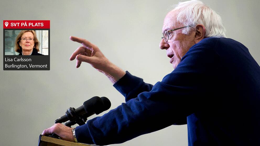 Att Bernie Sanders är en 74 årig, ilsken man verkar inte avskräcka väljarna – och i synnerhet inte i mannens hemstad Burlington, Vermont.