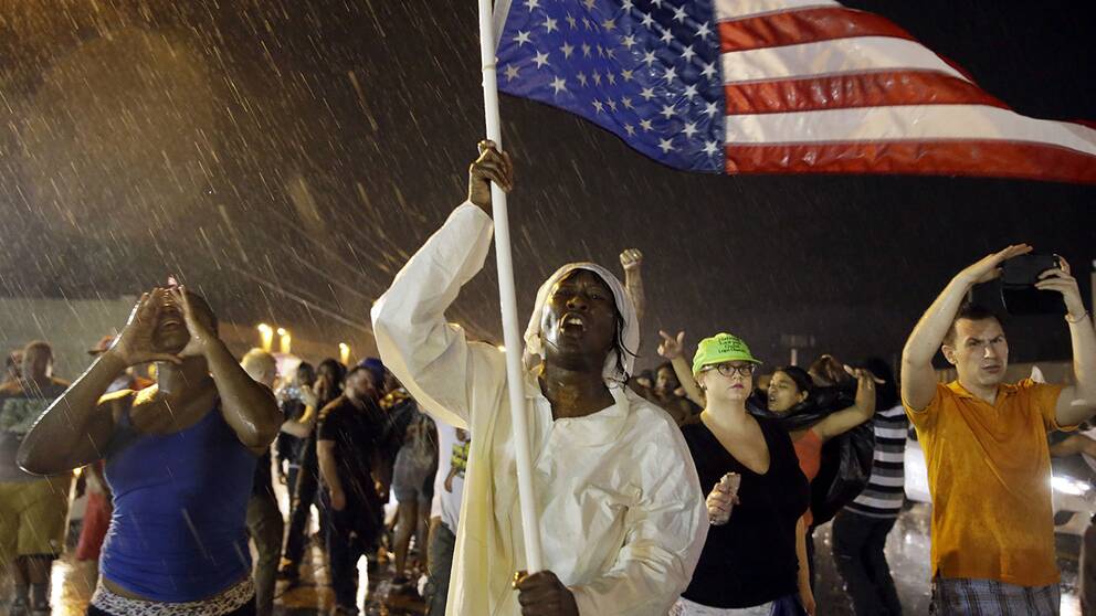 Ferguson skakades av våldsamma protester efter dödsskjutningen av Michael Brown.