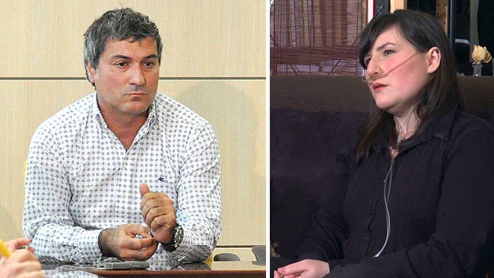 Omstridde kirurgen Paolo Macchiarini och Rachel Phillips.