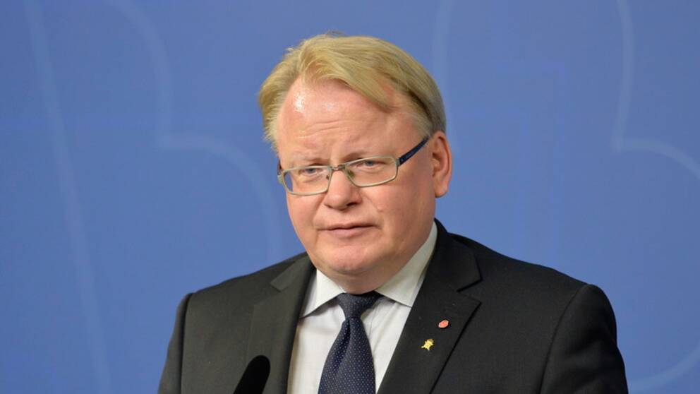 Försvarsminister Peter Hultqvist