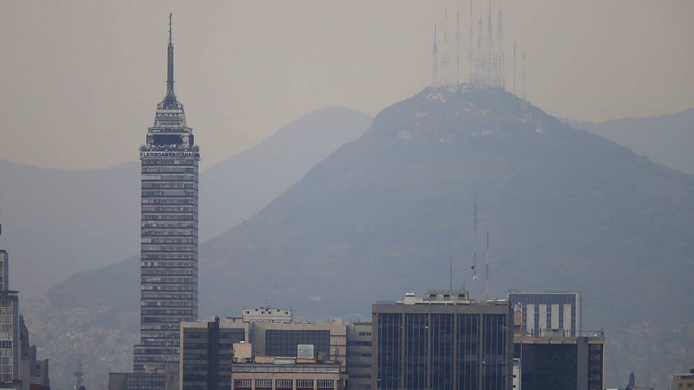 Kraftig luftförorening i Mexico City