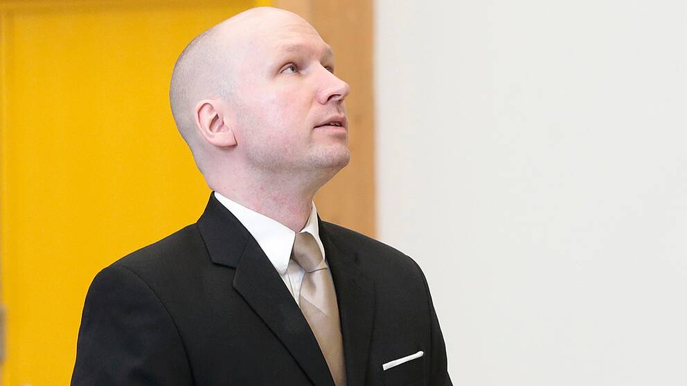 Anders Behring Breivik i fängelset i Skien.