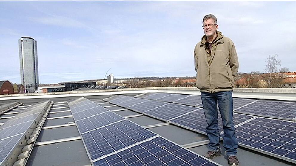 Göran Sidén på Högskolan i Halmstad forskar om förnybar energi.
