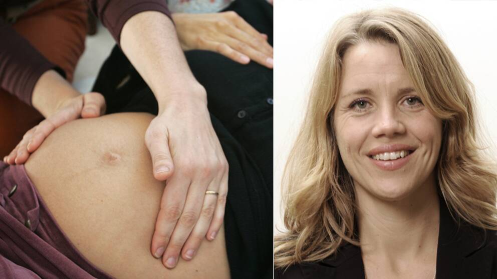 FILE – In this Tuesday Nov. 29, 2005 file photo, an expecting mother is examined by a midwife during a home visit in Free Union, Va. / TT

Till höger Mia Ahlberg, ordförande Svenska Barnmorskeförbundet 