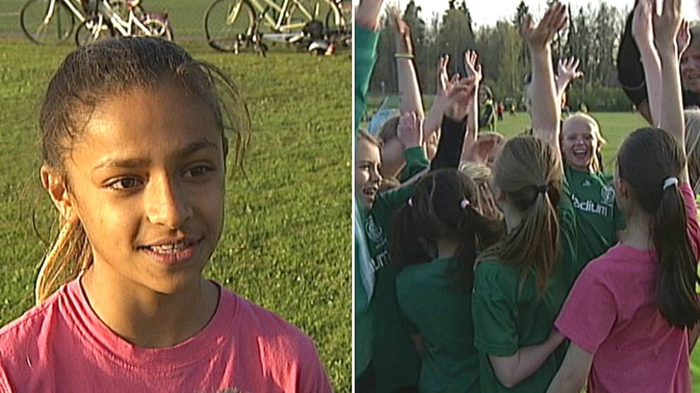 Zoe Cherian och hennes lag BK Tinnis i Linköping