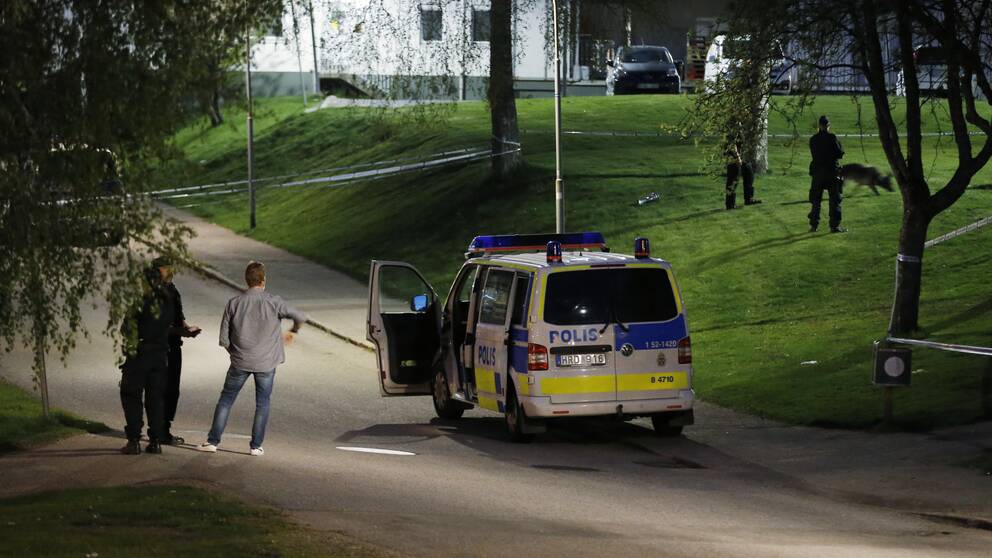 Polis knivskuren i Borås
