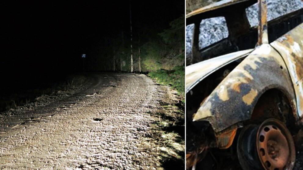 Den 32-årige mannen hittades död vid en skogsväg och en av de misstänktas bilar hittades utbränd