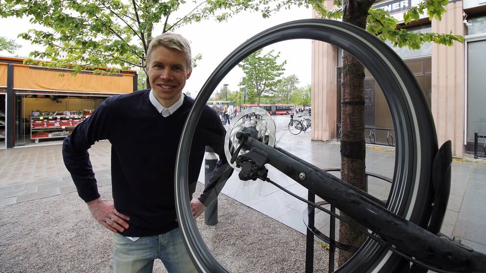 Stockholms nya cykelsamordnare Björn Sax Kaijser.