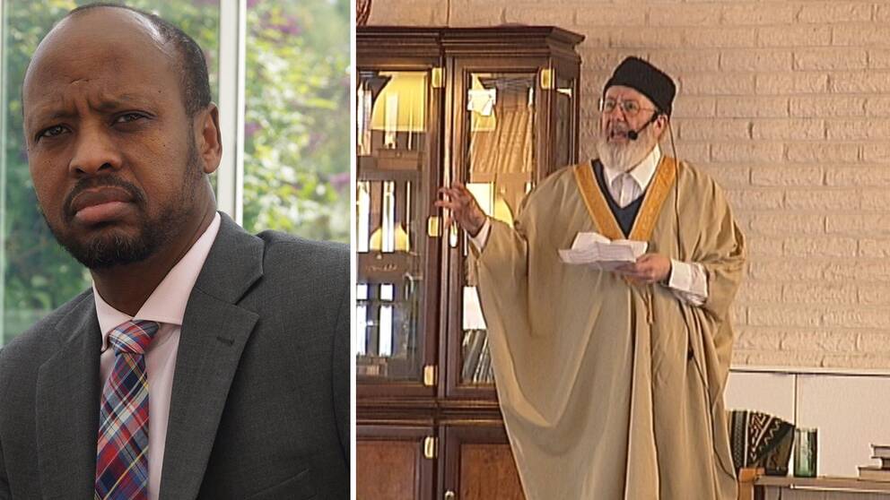Abshir Osman, till vänster, och Abd Al Haqq Kielan, till höger, har båda fått ta emot hot från IS-anhängare.